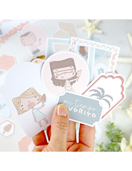 Hawaii Etiquetas die-cuts set | Alúa Cid