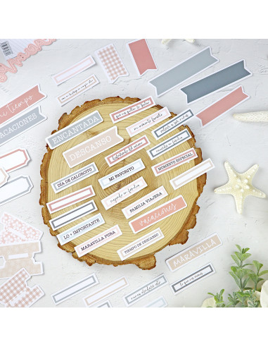 Hawaii Etiquetas die-cuts set | Alúa Cid