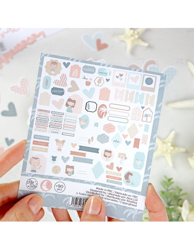 Hawaii Etiquetas die-cuts set | Alúa Cid