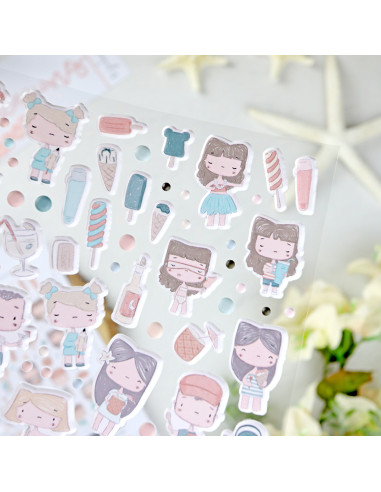 Hawaii puffy stickers | Alúa Cid design Hawaii puffy stickers | Alúa Cid design