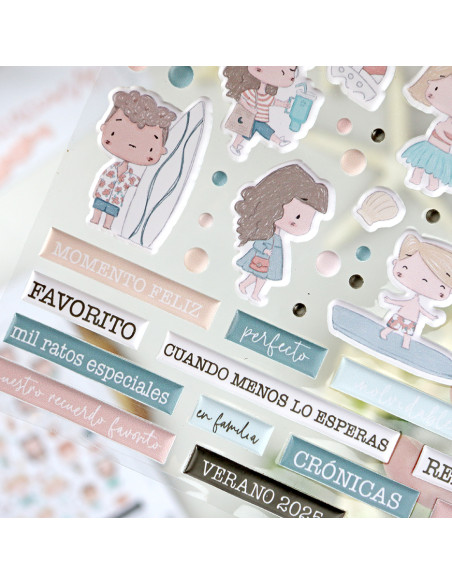 Hawaii puffy stickers | Alúa Cid design