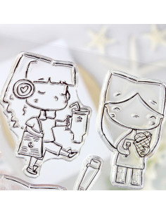 Miko Clear stamp set by Alúa Cid