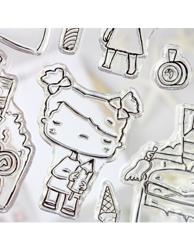 Miko Clear stamp set by Alúa Cid Miko Clear stamp set by Alúa Cid