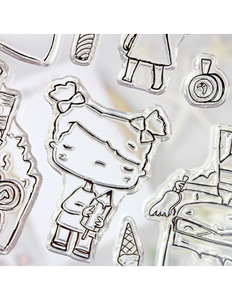 Miko Clear stamp set by Alúa Cid