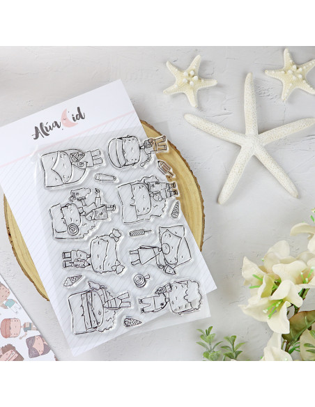 Miko Clear stamp set by Alúa Cid