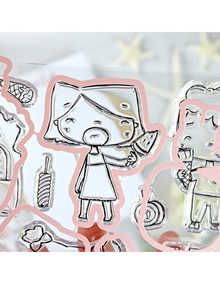 Miko stamp & dies set by Alúa Cid