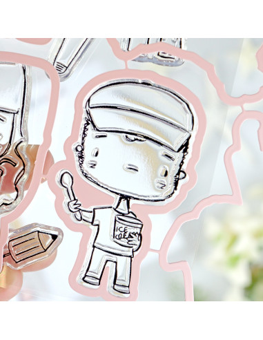 Miko stamp & dies set by Alúa Cid