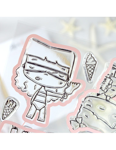 Miko stamp & dies set by Alúa Cid