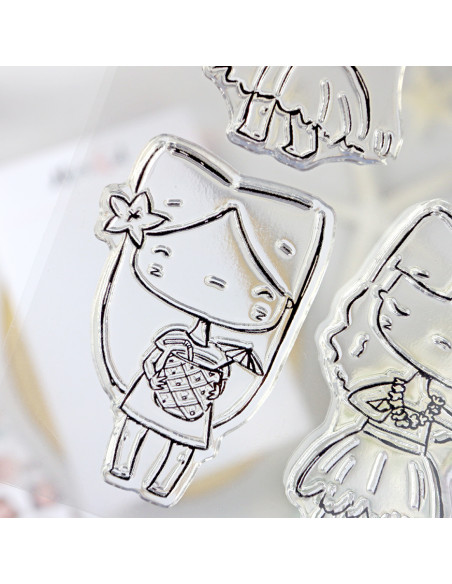 Hawaii Clear stamp set by Alúa Cid