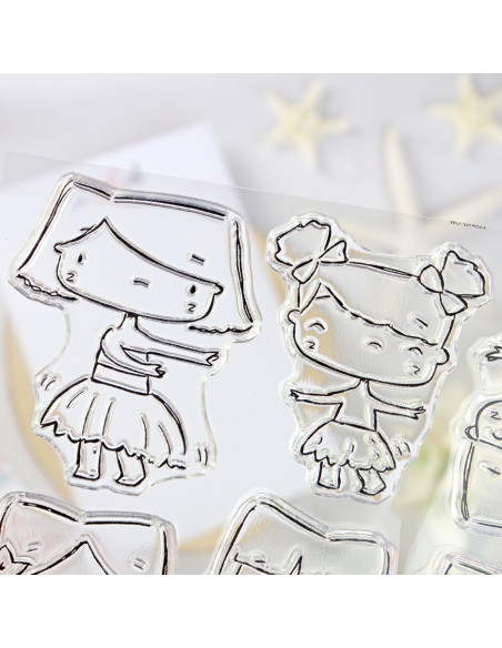 Hawaii Clear stamp set by Alúa Cid