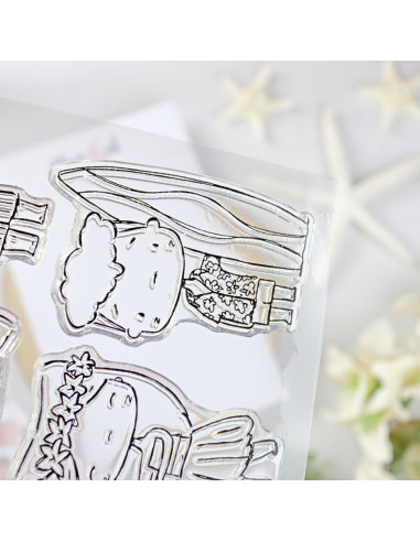 Hawaii Clear stamp set by Alúa Cid