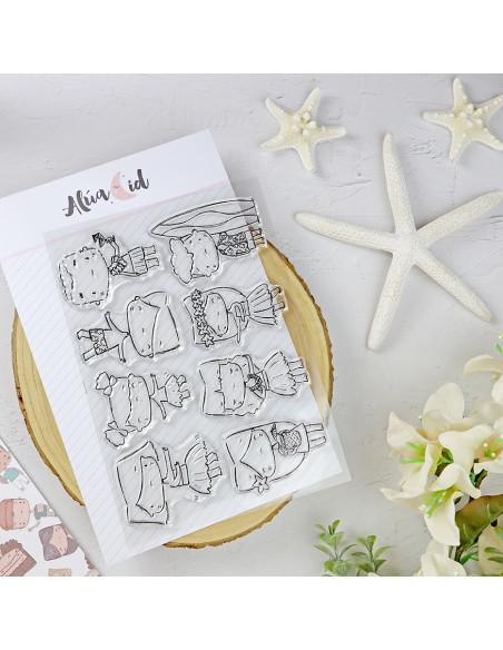 Hawaii clear stamps set | Alúa Cid