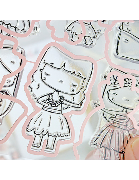 Hawaii stamp & dies set by Alúa Cid