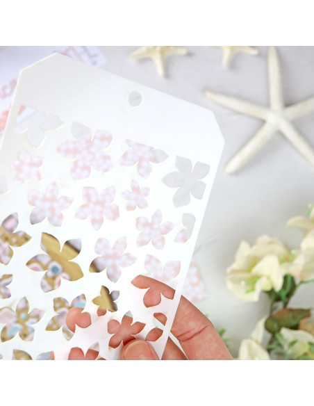 Hibiscus stencil | Alúa Cid