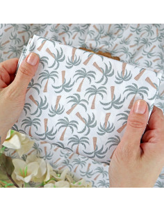 5m Palmeras printed fabric | Hawaii by Alúa Cid 2