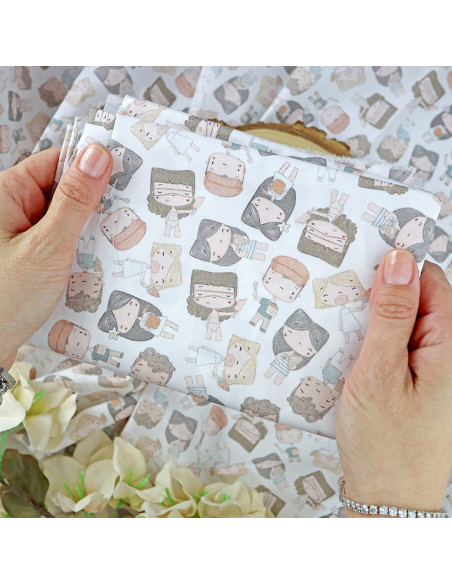 5m Popurrí Hawaii printed fabric | Hawaii by Alúa Cid