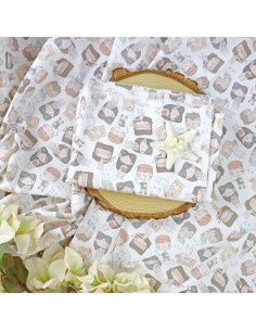 5m Popurrí Hawaii printed fabric | Hawaii by Alúa Cid