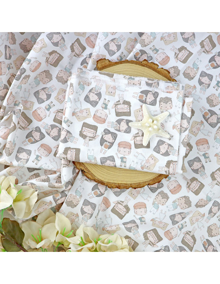 5m Popurrí Hawaii printed fabric | Hawaii by Alúa Cid