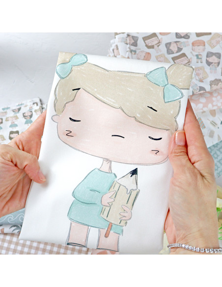 Miko Printed panel fabric | Ohana collection