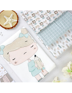 Miko Printed panel fabric | Ohana collection