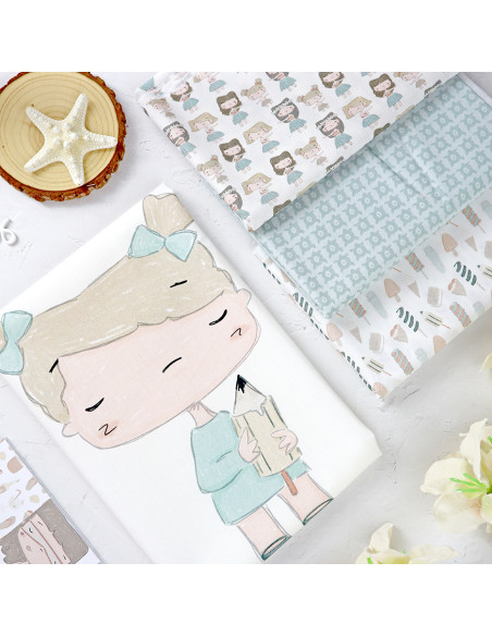 Miko Printed panel fabric | Ohana collection