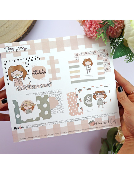 Primavera Rita's Diary Card pad | Maravillas collection