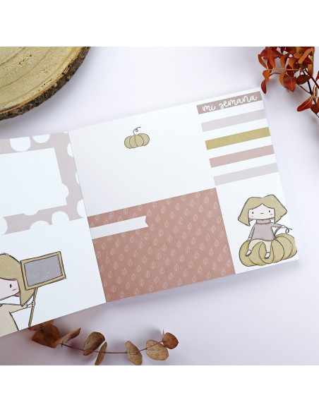 Otoño Rita's Diary Card pad | Maravillas collection