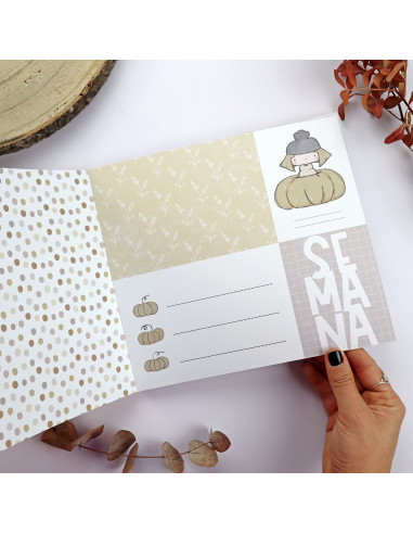 Otoño Rita's Diary Card pad | Maravillas collection