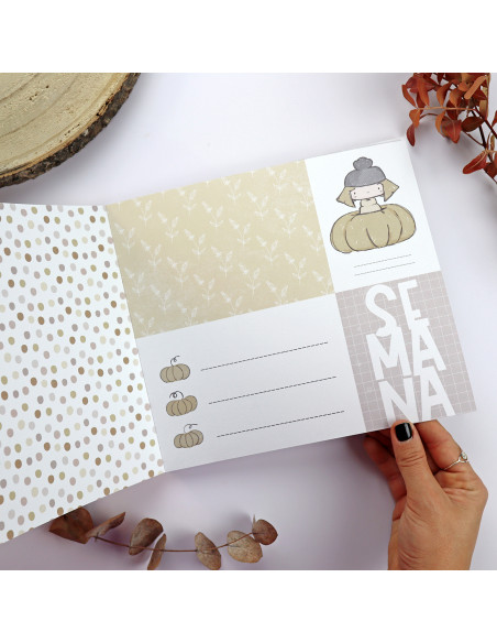 Otoño Rita's Diary Card pad | Maravillas collection
