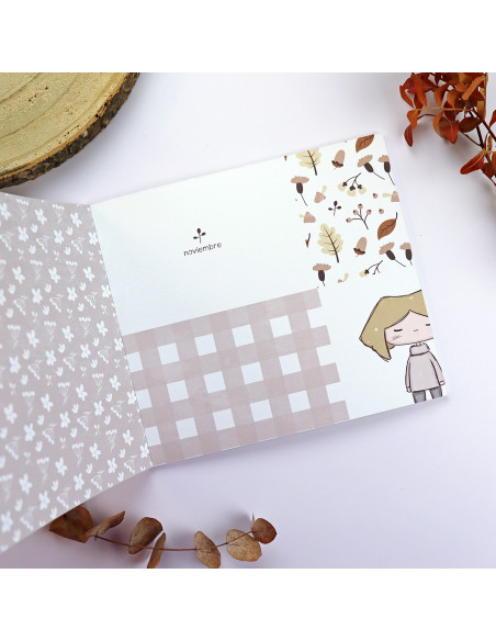 Otoño Rita's Diary Card pad | Maravillas collection