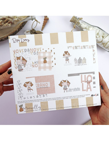 Verano Rita's Diary Card pad | Maravillas collection