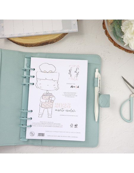 'Escolar 2025' diary insert A5 | Menos es Nada collection