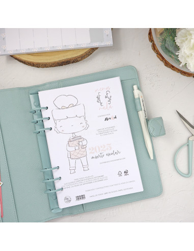 'Escolar 2025' diary insert A5 | Menos es Nada collection 'Escolar 2025' diary insert A5 | Menos es Nada collection