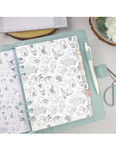 Set of 12 dividers 'Sea lo que sea' 2