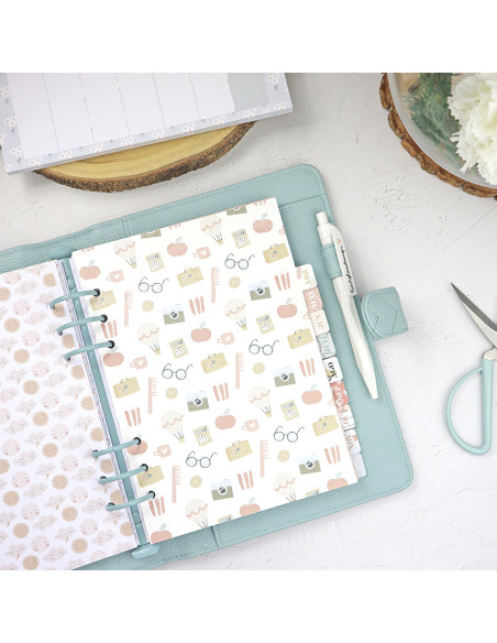 Set of 12 dividers 'Sea lo que sea'