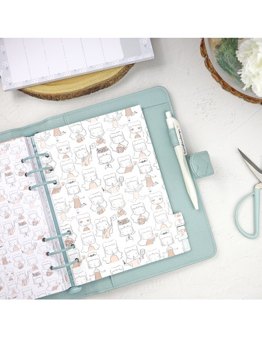 Set of 12 dividers 'Sea lo que sea'