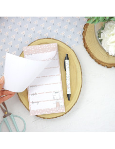 'Semana vertical' XL notepad | Sea lo que sea collection 2