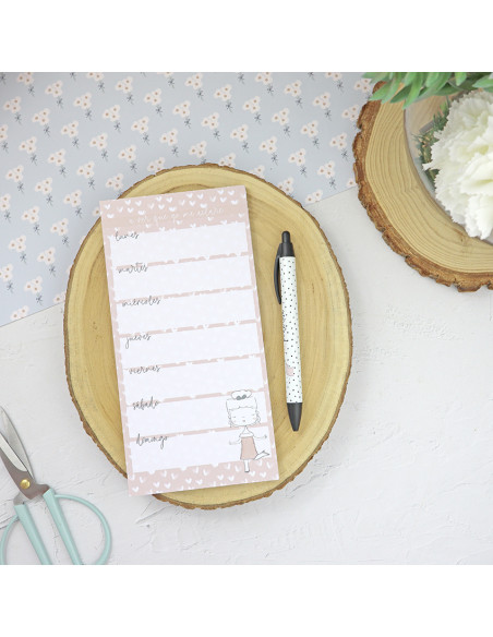 'Semana vertical' XL notepad | Sea lo que sea collection