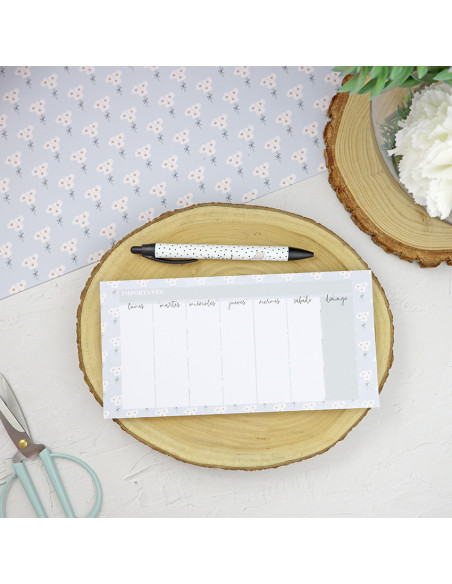 Semana horizontal XL notepad | Sea lo que sea collection