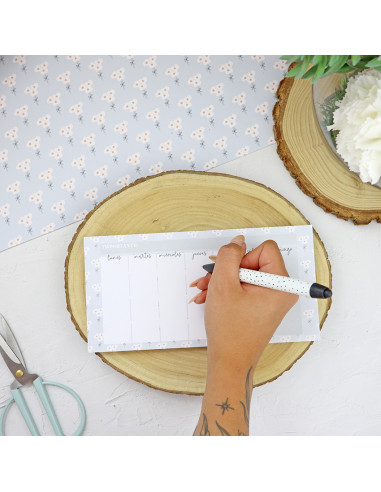 'Semana horizontal' XL notepad | Sea lo que sea collection