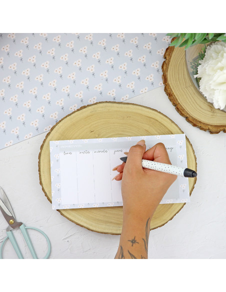 'Semana horizontal' XL notepad | Sea lo que sea collection