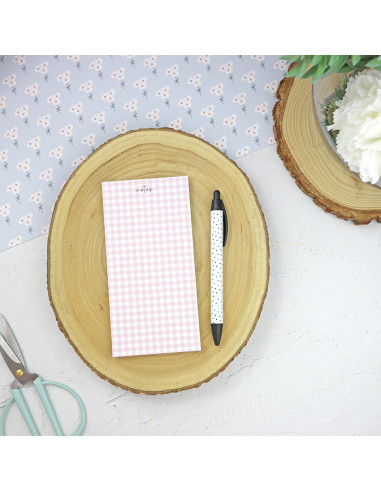 Vichy mini notepad | Sea lo que sea collection