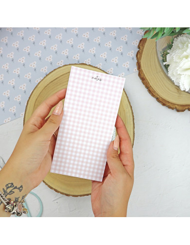 Vichy mini notepad | Sea lo que sea collection