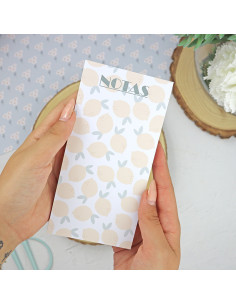 'Limones' mini notepad | Sea lo que sea collection