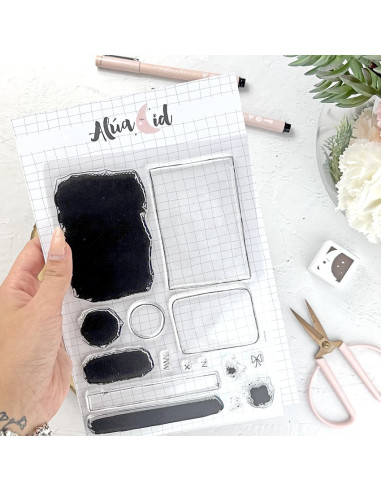 Manchas agenda Clear stamp set