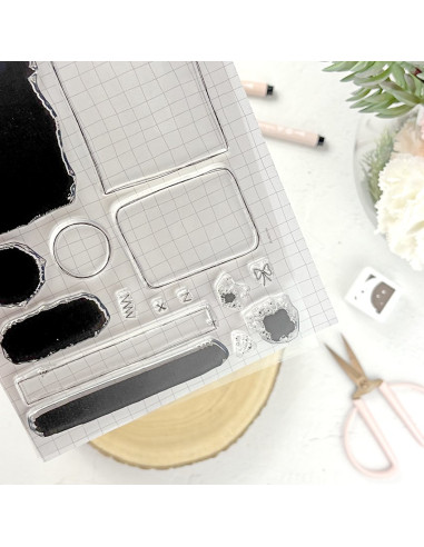 Manchas agenda Clear stamp set