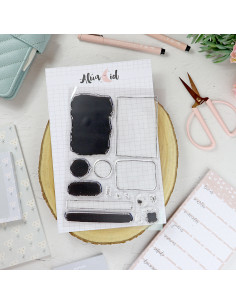 Manchas agenda Clear stamp set
