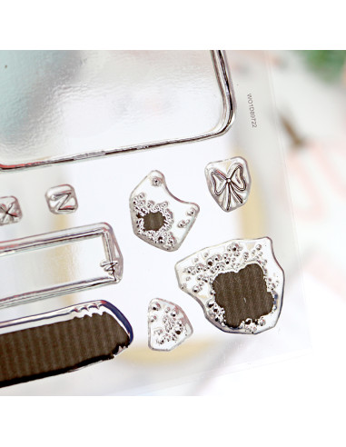 Manchas agenda Clear stamp set | Alúa Cid