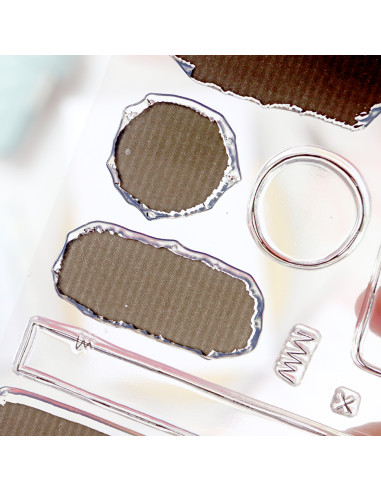 Manchas agenda Clear stamp set | Alúa Cid