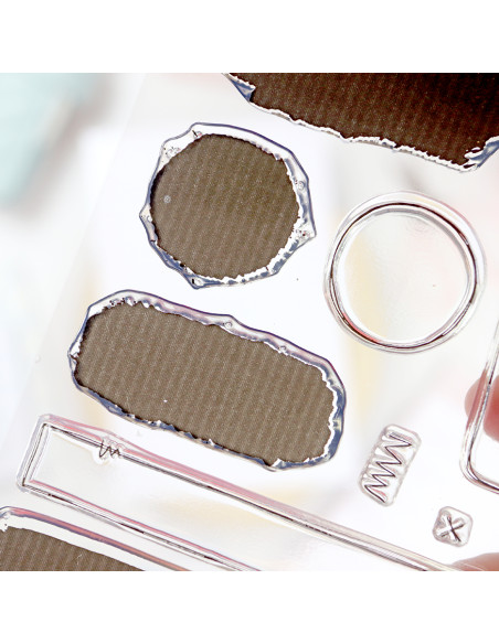 Manchas agenda Clear stamp set | Alúa Cid